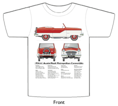 Austin/Nash Metropolitan Convertible 1956-61 T-shirt Front